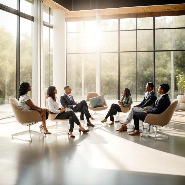 Immagine di un imprenditore in meditazione